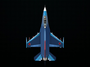 mitsubishi f2 Modello 3D