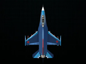 mitsubishi f2 3D Model