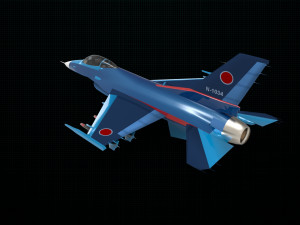 mitsubishi f2 Modello 3D