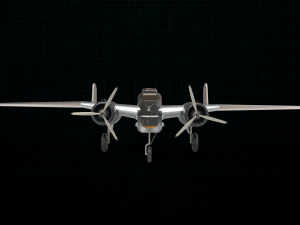 north american b-25 mitchell 3D Model