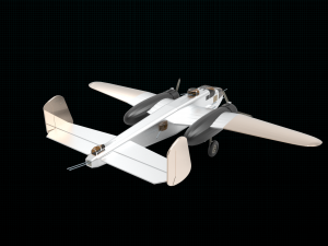 north american b-25 mitchell Modelo 3D