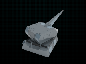 rheinmetall oerlikon millennium 3D-Modell