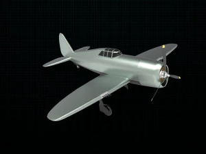 republic p-47 thunderbolt 3D Model