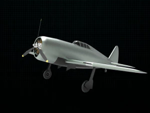 republic p-47 thunderbolt 3D Model