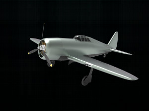 republic p-47 thunderbolt 3D 모델