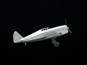republic p-47 thunderbolt 3D 모델