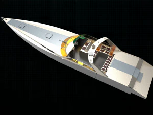 sunseeker predator 108 3D Model