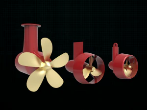 propulsore azipod Modello 3D