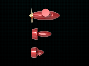 azipod thruster Modelo 3D