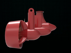 azipod thruster 3D Model