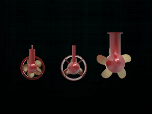 azipod thruster 3D Model
