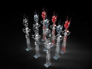 radio masts and towers 3D Model