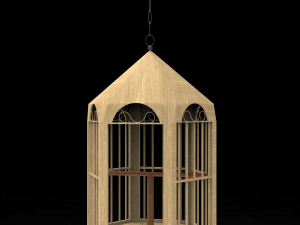 bird cage 3D मॉडल