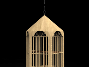 bird cage Modelo 3D