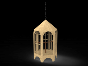 bird cage Modelo 3D