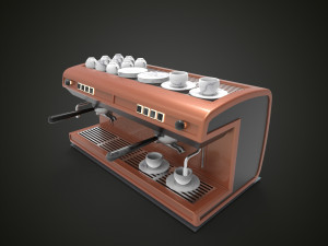 coffee machine 3D मॉडल