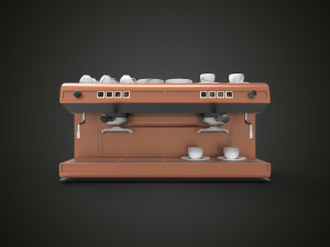 coffee machine 3D मॉडल