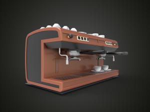 coffee machine 3D मॉडल