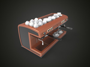 coffee machine 3D मॉडल