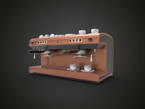coffee machine 3D मॉडल