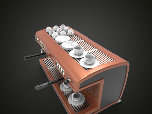 coffee machine 3D मॉडल