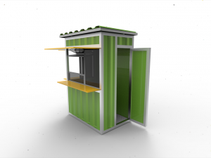 booth container 3Dモデル