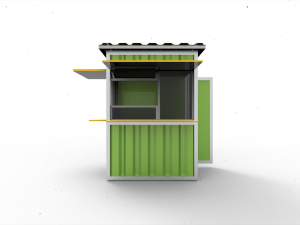 booth container 3Dモデル