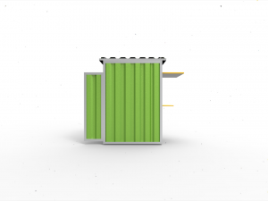 booth container 3Dモデル
