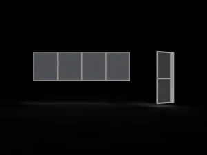 door window glass 3D Model