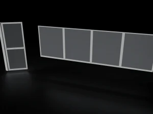 door window glass 3D Model