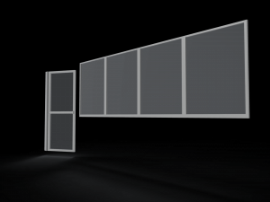 door window glass 3D Model