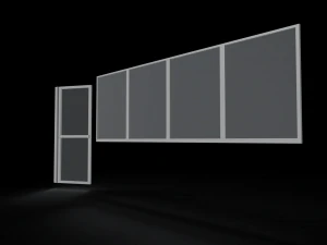 door window glass 3D Model