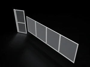 door window glass 3D Model
