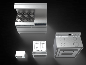 oven kitchen 3D 模型