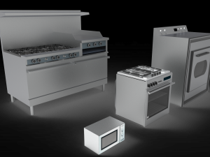 oven kitchen 3D 模型