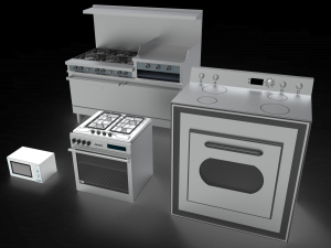 oven kitchen 3D 模型