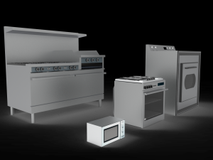oven kitchen 3D 模型