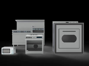 oven kitchen 3D 模型