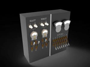 panel switch old 3D Model