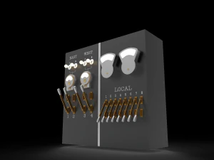 panel switch old 3D Model