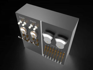 panel switch old 3D Model