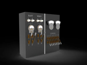 panel switch old 3D Model