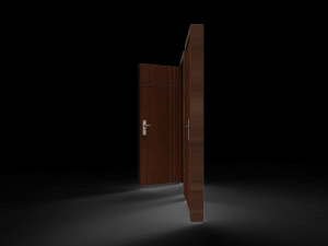 wooden door 3D Model