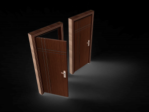 wooden door 3D Model
