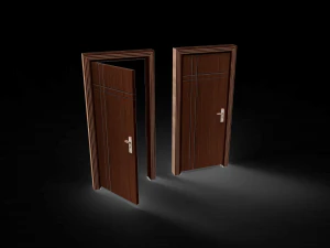wooden door 3D Model