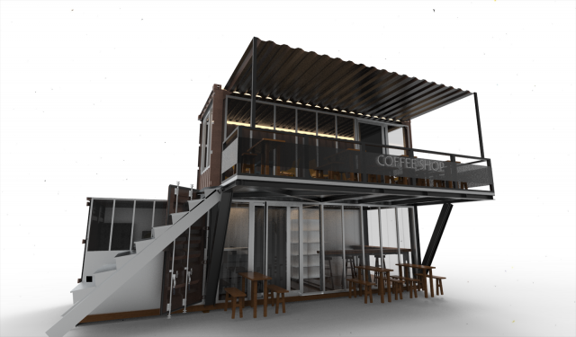coffe cafe 3D-Modell .c4d .max .obj .3ds .fbx .stl .blend 