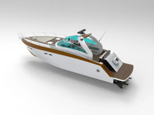 sunseeker boat 3D Model