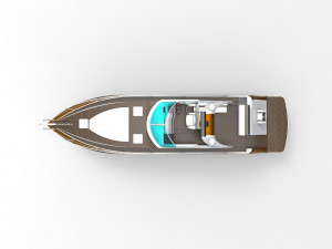 sunseeker boat Modelo 3D