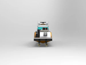 sunseeker boat 3D Model