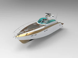sunseeker boat 3D Model